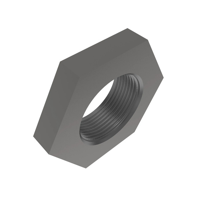 TUERCA HEXAGONAL CON CUELLO ESTRIADO PARA FLECHA DE TRANSMISIÓN