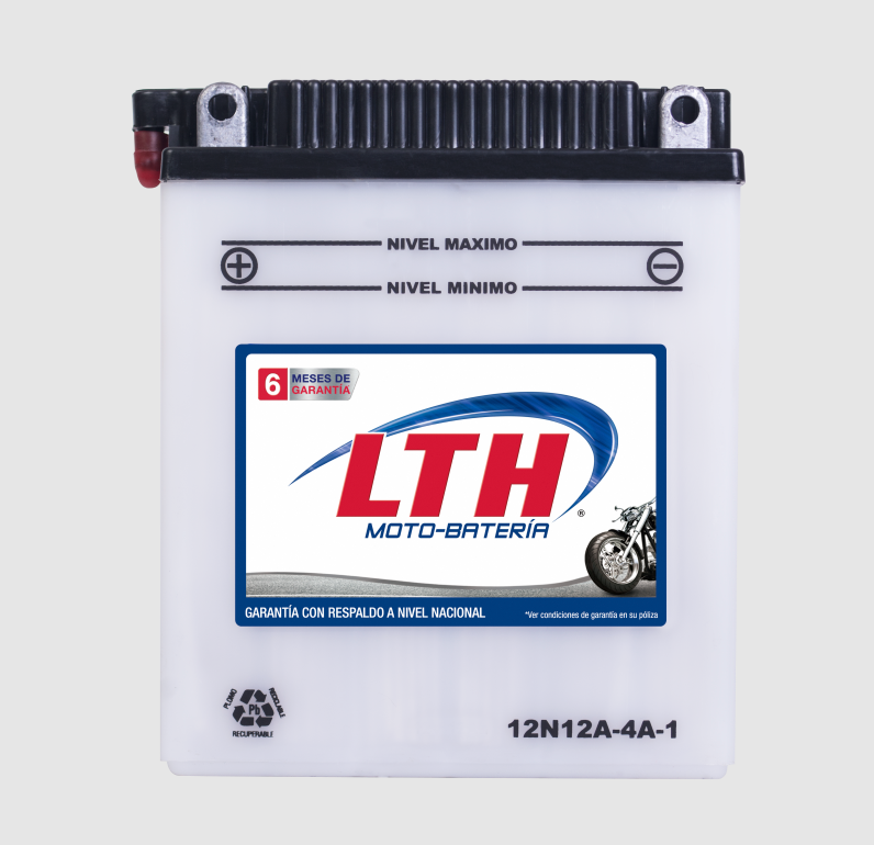MOTO-BATERIA LTH DE 12 AMPERS/H (12N12-4A-1)