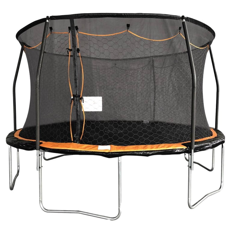 TRAMPOLIN REDONDO DE 14 FT CON MALLA DE SEGURIDAD BOUNCE PRO