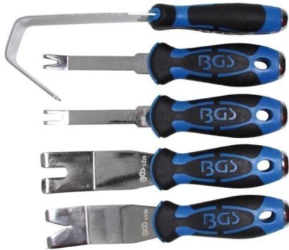 JUEGO DE 5 PIEZAS DE EXTRACTORES INOX