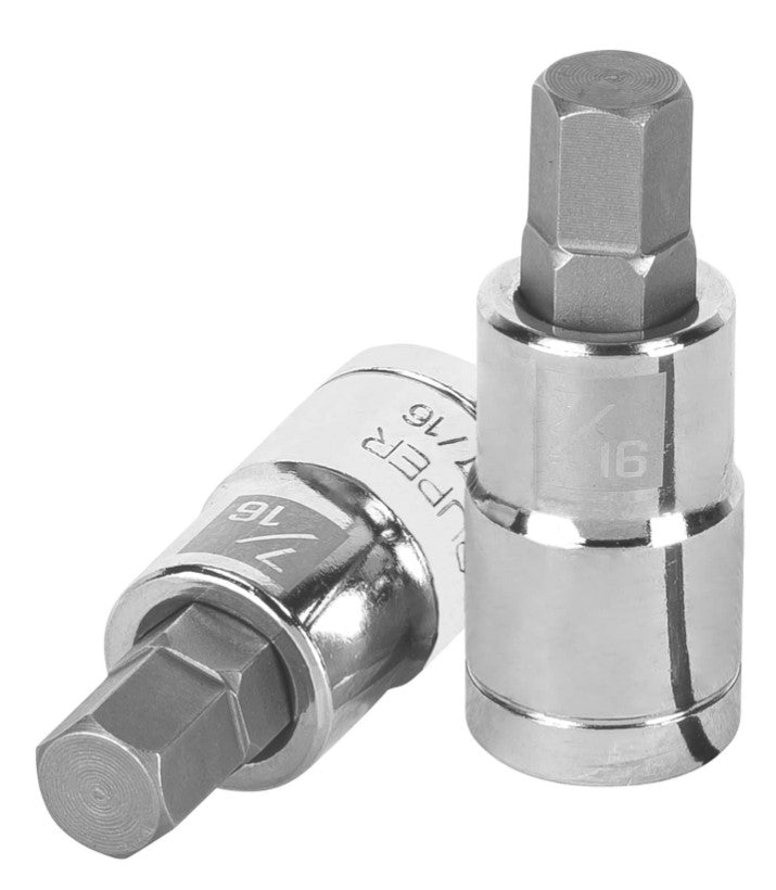 DADO PUNTA HEXAGONAL, CUADRO DE 1/2 X 7/16"