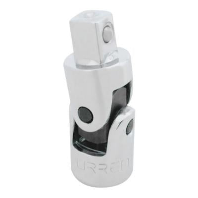 Acoplador metálico plateado de 3/8" a 1-15/16", con piezas negras