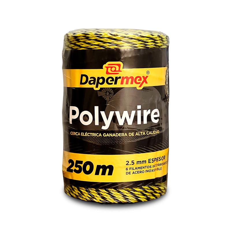 CABLE CONDUCTOR P/CERCA ELECTRICA  250 METROS 2.5 mm X 6-SS X 0.20 mm
