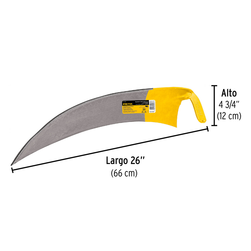 GUADAÑA TIPO AUSTRIACA, 26"  PRETUL