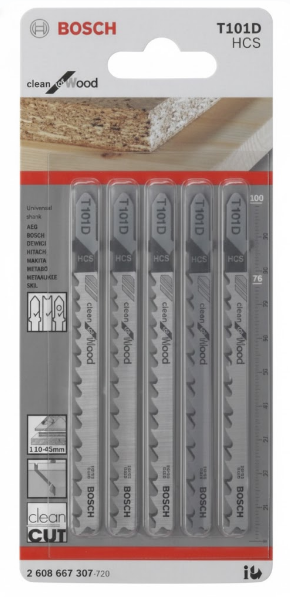 SEGUETA PARA CALADORA T101BR MADERA 5 PZAS