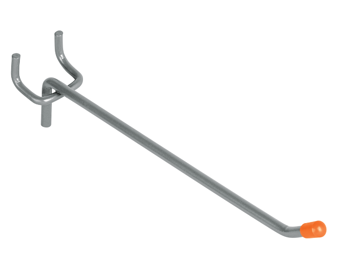 GANCHO METALICO RECTO PARA PERFOCEL Y RANURADO DE 6"