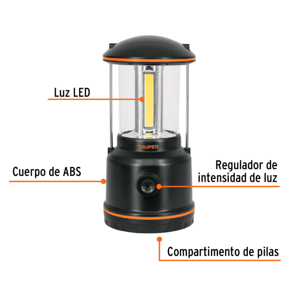 LINTERNA PARA CAMPAMENTO DE LED 550 LM