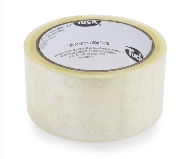 CINTA DE EMPAQUE TRANSPARENTE INDUSTRIAL 48 mm X 150MTS (PAQUETE 6 ROLLOS)