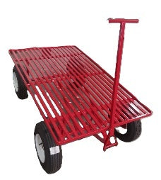 CARRITO DE CARGA METALICO CON 4 RUEDAS