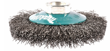 CARDA CIRCULAR CONCAVA DE ALAMBRE ONDULADO 4" 5/8-11UNC