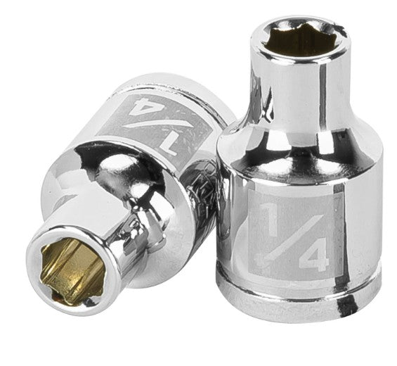DADO DE 1/4", CUADRO DE 3/8", 6 PUNTAS  D-3808-H