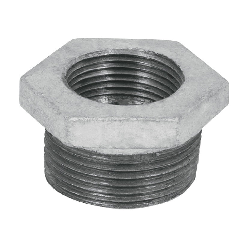REDUCCION BUSHING GALVANIZADA DE 3/4" A 1/2" FOSET