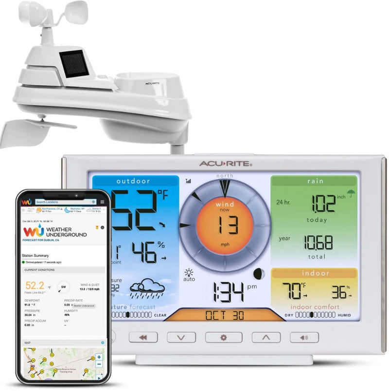 ESTACION METEOROLIGICA CON WI-FI 5 EN 1, ACCURITE