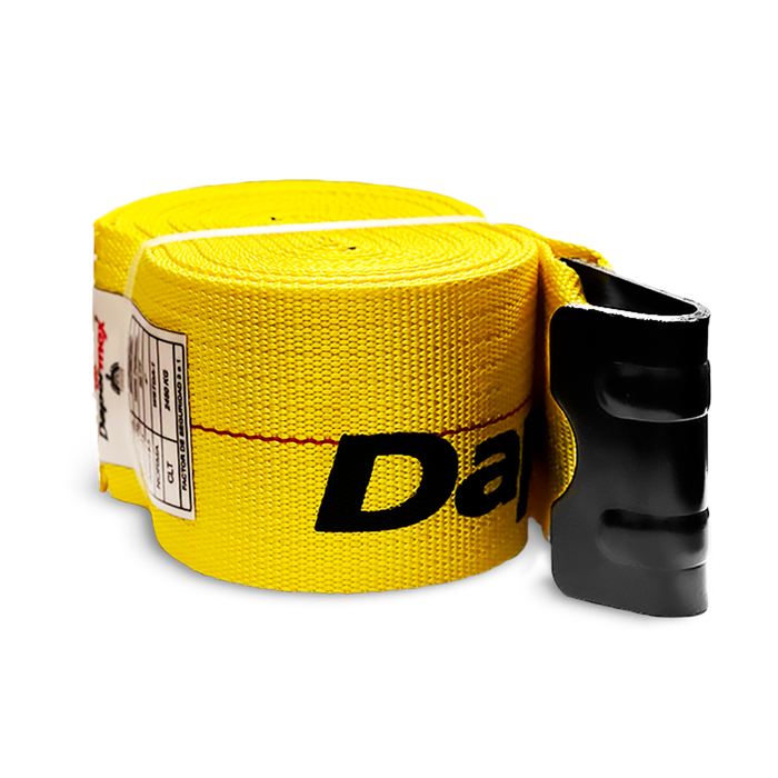 BANDA DE NYLON DE 4" X 30', GANCHO PLANO, 2450 KG, DAPERMEX