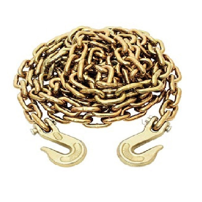 CADENA CON GANCHOS GRADO 70, 5/16 X 25 FT.