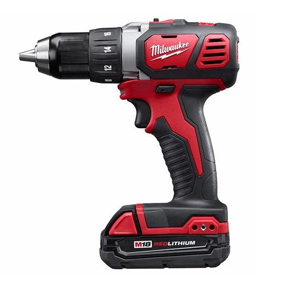 TALADRO DESTORNILLADOR 1/2" KIT CARGADOR/2 BATERIAS 1,800 RPM