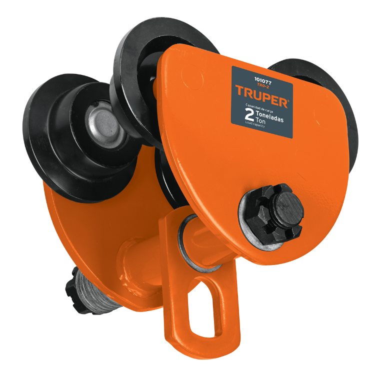 TROLE DE CARGA 2 TON PARA VIGAS IPS E IPR, AJUSTABLE