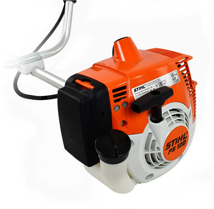 DESBROZADORA RECTA STIHL FS120 CON CUCHILLA Y CABEZAL 25-2