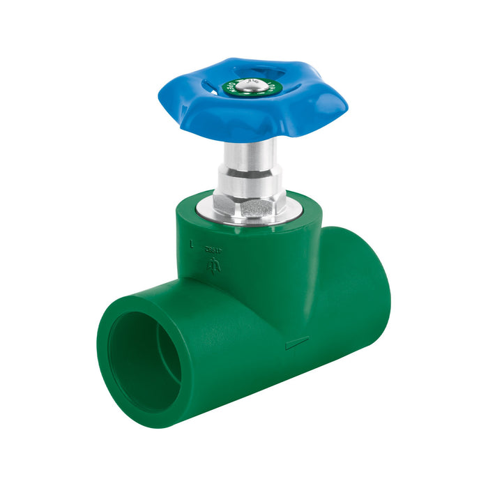 VALVULA DE GLOBO DE PPR 1”