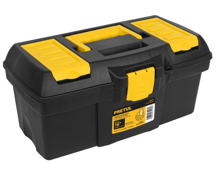 CAJA PARA HERRAMIENTAS CON COMPARTIMIENTOS PRETUL