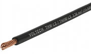 Cable THHW-LS 12 AWG negro con conductores de cobre al descubierto