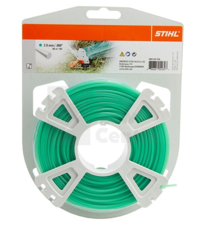 HILO P/DESBROZADORA VERDE  2 mm x 60M STIHL