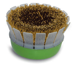 COPA ABRASIVA DE ALAMBRE ONDULADO 3"X 7/8" BARRENO MR