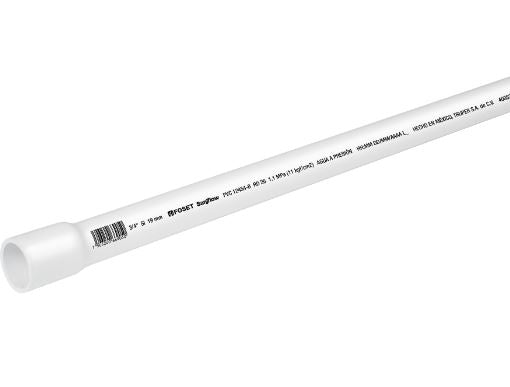 TUBO HIDRAULICO DE PVC, 3M, 3/4", RD 26