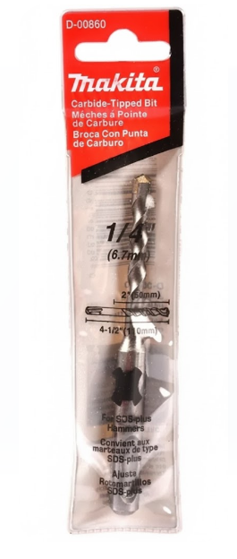 BROCA SDS-PLUS 1/4" X 4-1/2" (1 PZA)
