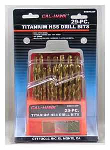 JUEGO DE BROCAS TITANIUM 29 PZ.