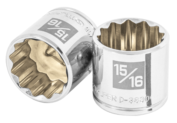 DADO DE 15/16", CUADRO DE 3/8", 12 PUNTAS, D-3830