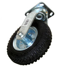 RUEDA NEUMATICA DE 8", BASE GIRATORIA C/12.