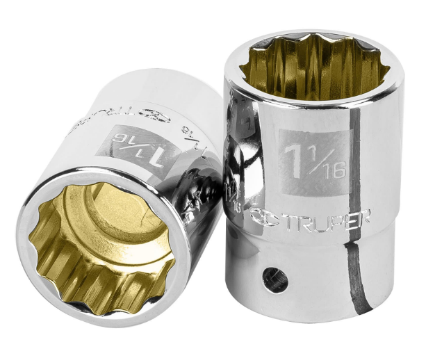 DADO DE 1-1/16", CUADRO DE 3/4", 12 PUNTAS, D-3434