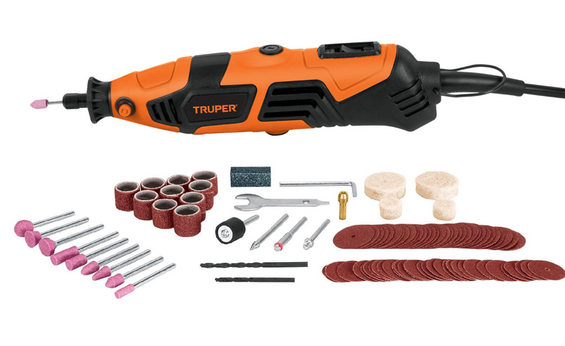 MOTO TOOL PROFESIONAL 150 W CON 97 ACC. ESTUCHE DE PLASTICO
