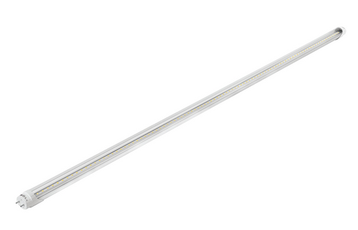 Tubo LED T8 Volteck de 18 W, luz blanca fría, con base de conexión en ambos extremos.