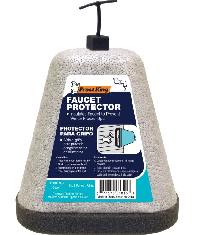 AISLANTE PARA LLAVE DE JARDIN, FROST KING FC1 DE POLIESTIRENO