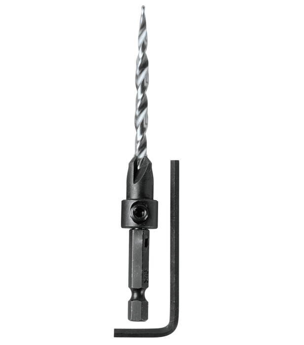 AVELLANADOR PARA MADERA ZANCO HEX 1/4 7/32" #12