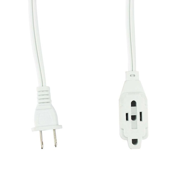 EXTENSION ELECTRICA DE 2 MTS, CAL. 16, BLANCA
