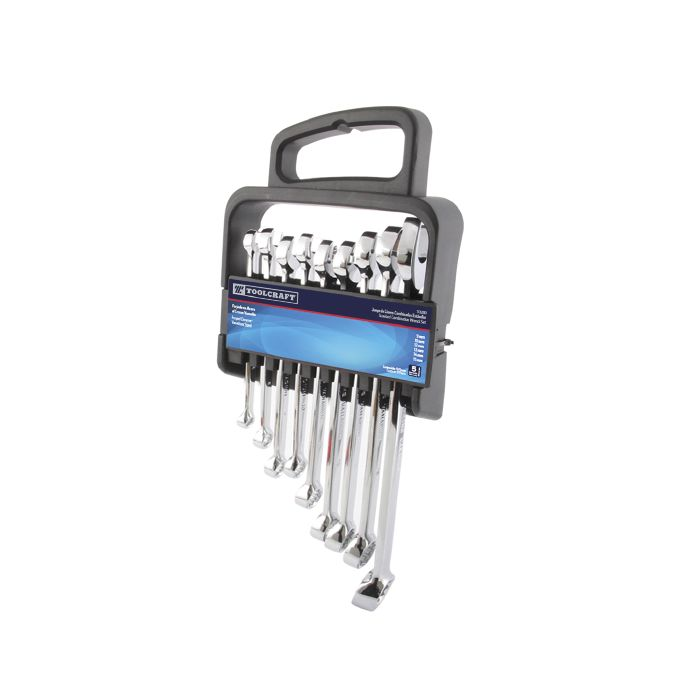 JUEGO DE 9 LLAVES COMBINADAS STD TOOLCRAFT