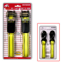 BANDAS DE NYLON CON MATRACA 1 X 15 ft, 2 PIEZAS, PITBULL