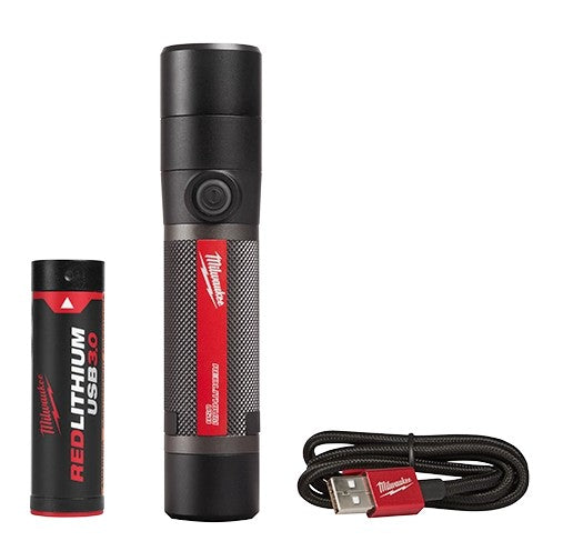 LINTERNA LED 800 LUMENS REGARGABLE USB MILWAUKEE