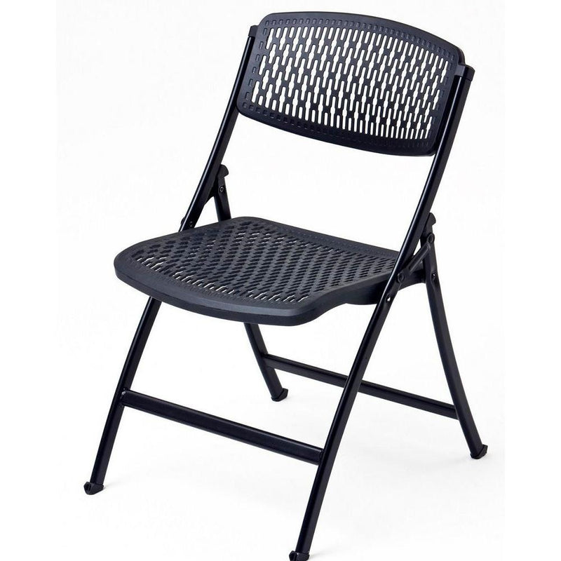 SILLA DE PLASTICO, PLEGABLE, FLEX-ONE, NEGRA, HDX