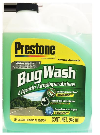 LIQUIDO LIMPIAPARABRISAS BUGWASH 946 ML