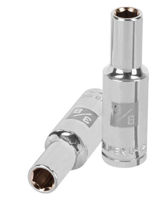 DADO DE 3/8", CUADRO DE 1/2", 6 PUNTAS LARGO, D-1212-HL