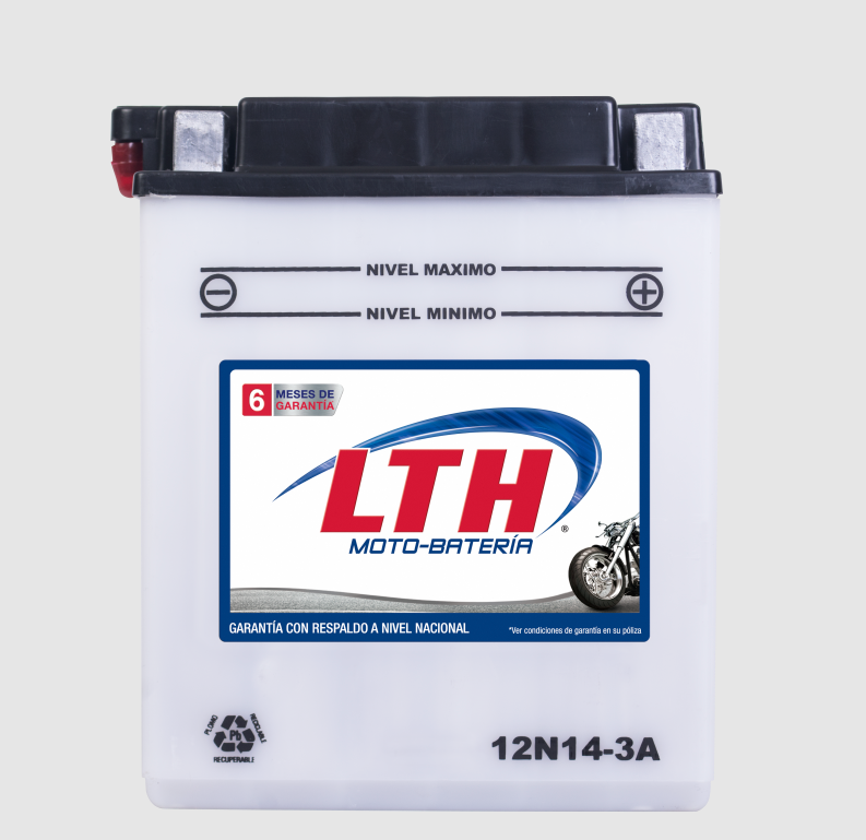MOTO-BATERIA LTH DE 14 AMPERS/H (12N14-3A)