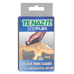 BLOCK DE LIJA 4" X 2-3/4 X 1" GRANO MEDIANO-60, FINO-100