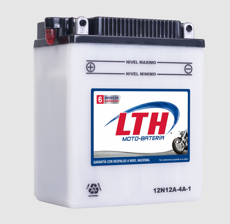 MOTO-BATERIA LTH DE 12 AMPERS/H (12N12-4A-1)