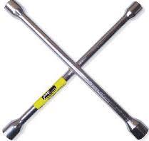 LLAVE DE CRUZ CROMADA 14" FOY
