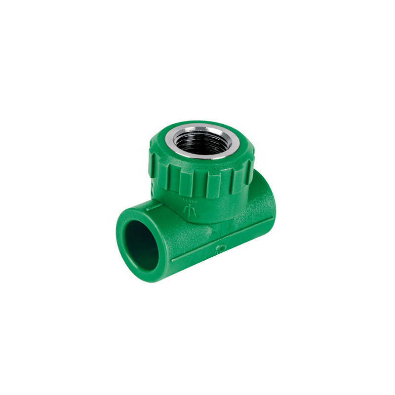 TEE DE PPR, 1/2", 20 mm, HEMBRA