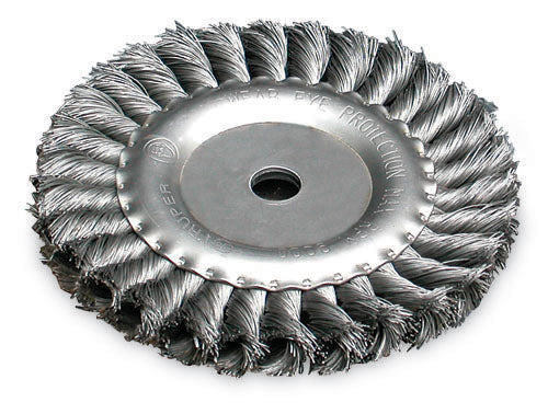 CARDA DE ACERO TRENZADO FINO, 6 X 3/4' PARA ESMERIL